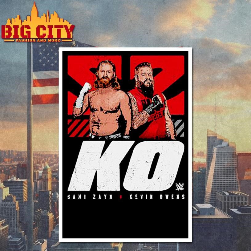 Sami Zayn &amp; Kevin Owens Tag Team WHT Shirt