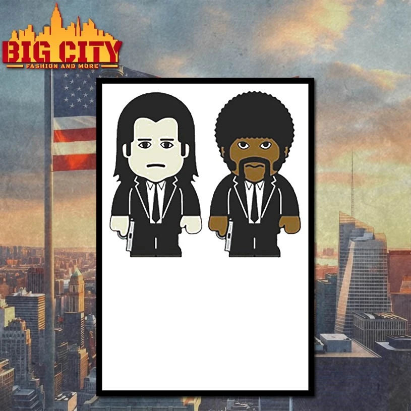 Samuel L Jackson Wearing Pulp Fiction Jules And Vincent shirt