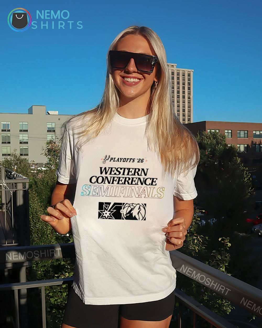 San Antonio Spurs vs Timberwolves Playoffs 2026 Western Conference Semifinals shirt