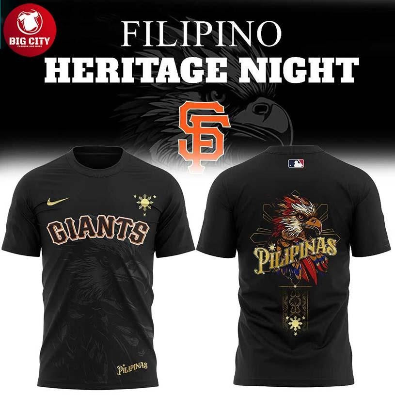 San Francisco Giants x Filipino Heritage Night 2026 Two Sided Shirt