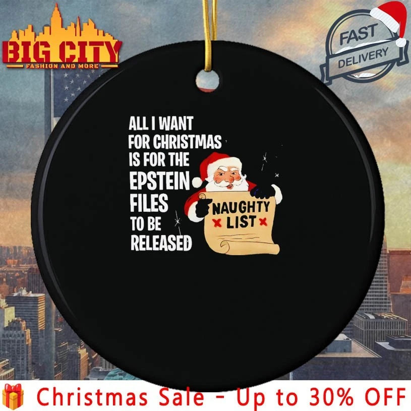 Santa All I Want For Christmas Is For The Epstein Files shirt