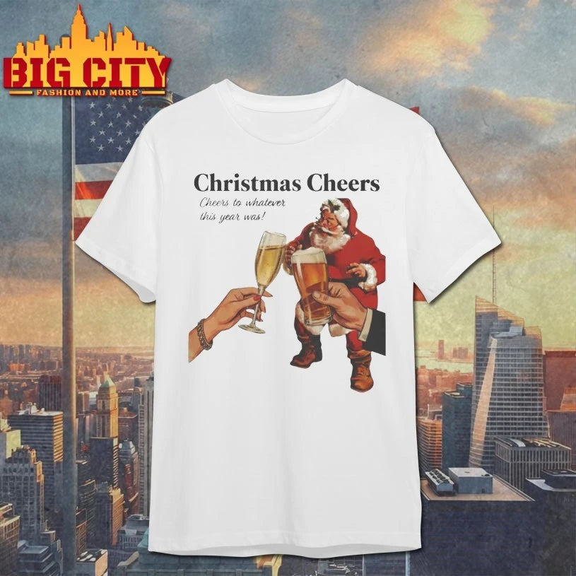 Santa Christmas Cheers To Whatever This Year Was shirt