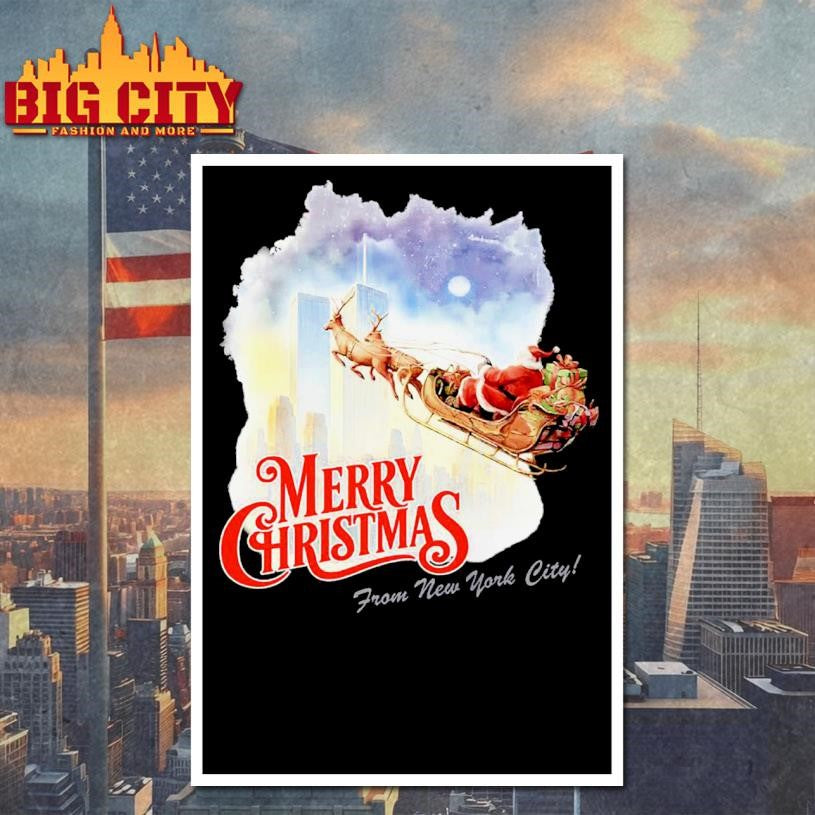 Santa Clauses 9 11 Merry Christmas From New York City shirt