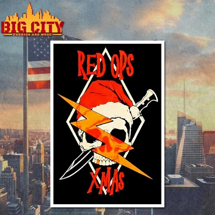 Santa Skull Red Ops Xmas Shirt
