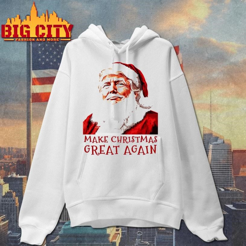 Santa Trump Supporters 2024 Ugly Shirt T168