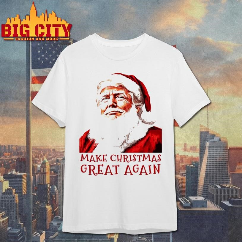 Santa Trump Supporters 2024 Ugly Shirt T168