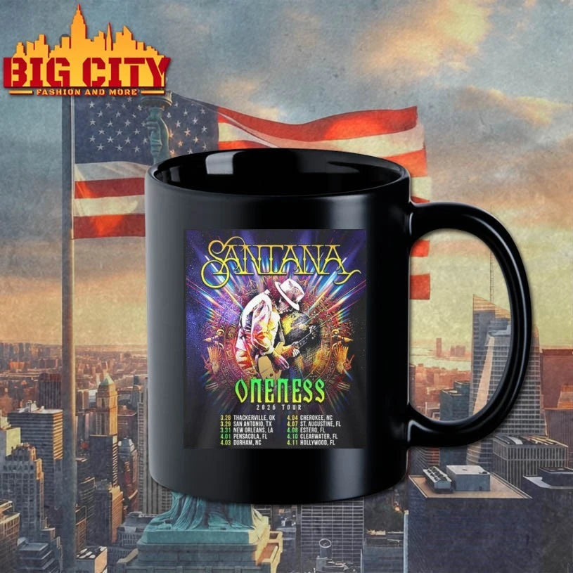 Santana Oneness Usa Tour 2026 shirt