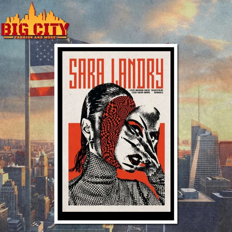Sara Landry 11-28 11-29-2025 San Francisco CA Poster shirt