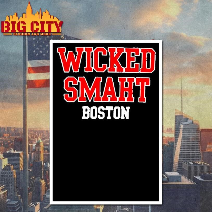 Sarai Diaz Wearing Wicked Smaht Boston Shirt