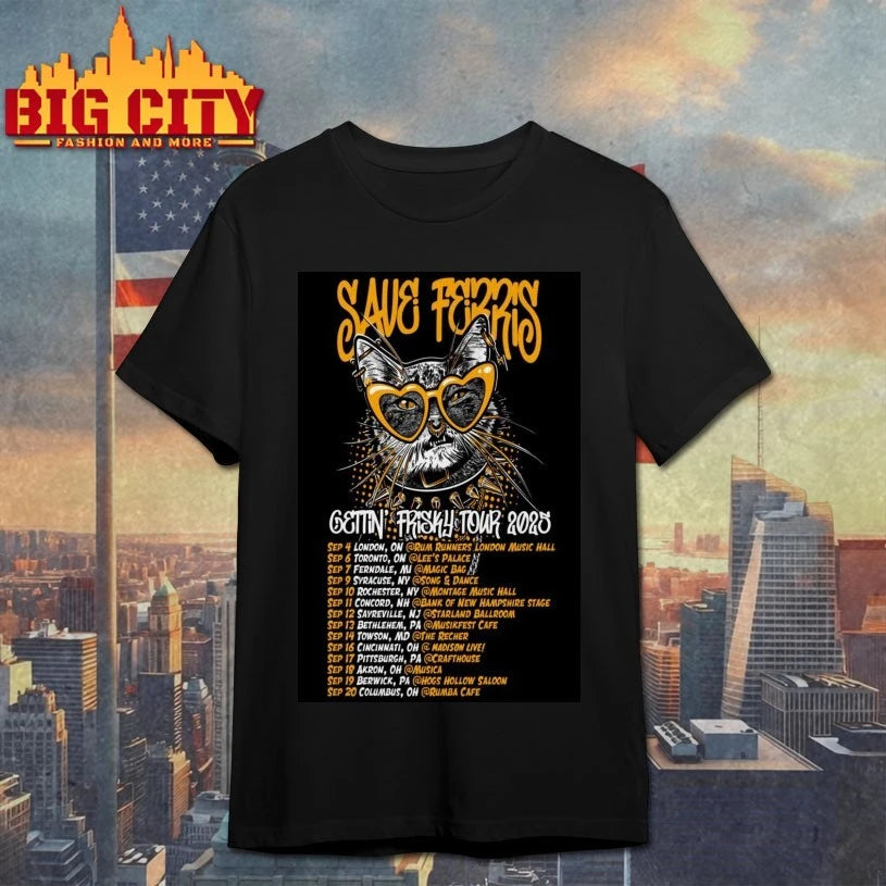 Save Terris Gettin Frisky Tour 2025 Poster shirts