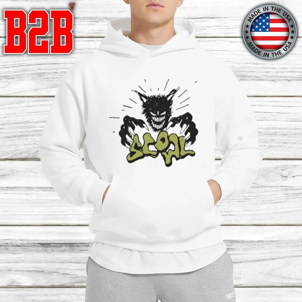 Scowl Cartoon Wolf Shirt