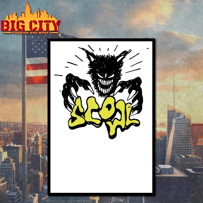 Scowl Scary Black Cat shirt