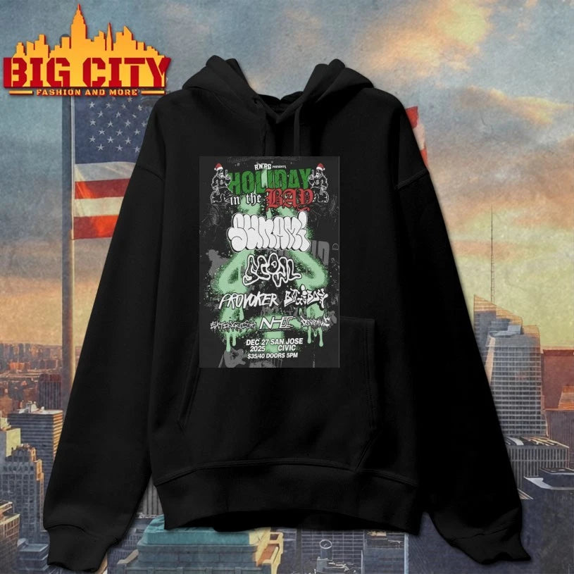 Scowl &amp; Sunami San Jose Civic San Jose CA Event Dec 27 2025 Poster shirt
