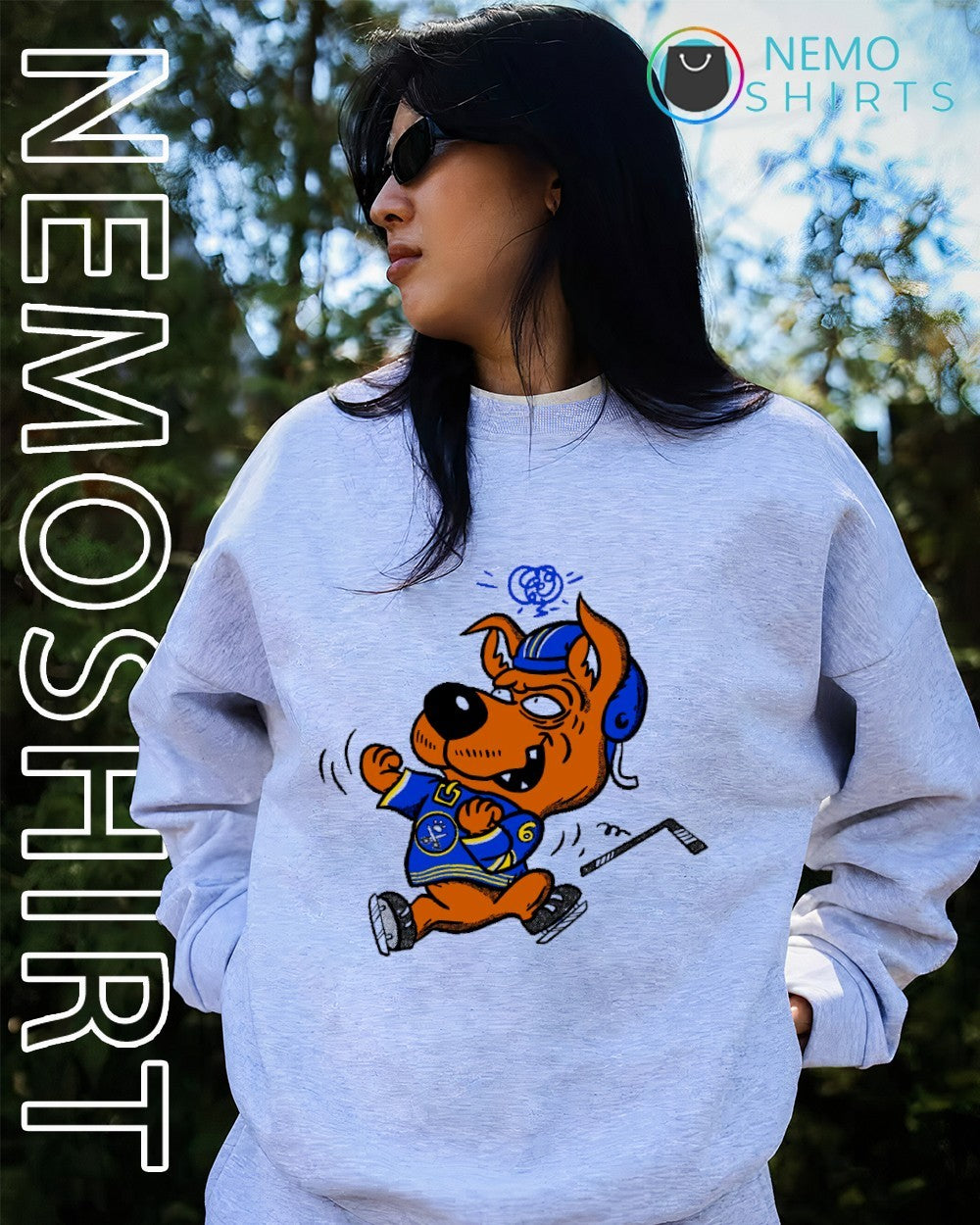 Scrappy Doo go Buffalo Sabres shirt