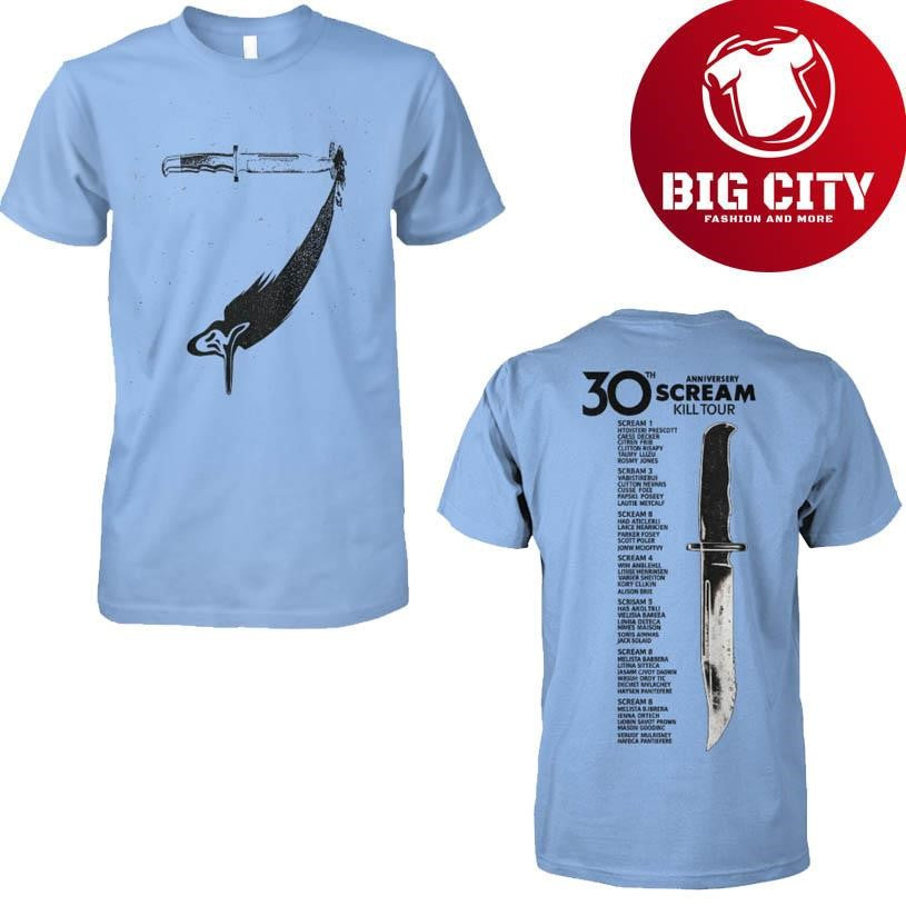 Scream 7 30th Anniversary of Scream Kill Tour 2026 Two Sided Shirt