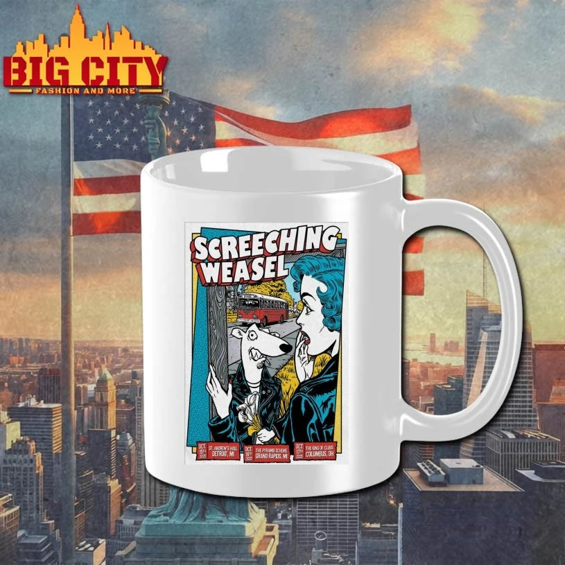 Screeching Weasel October 2025 Tour Poster shirts