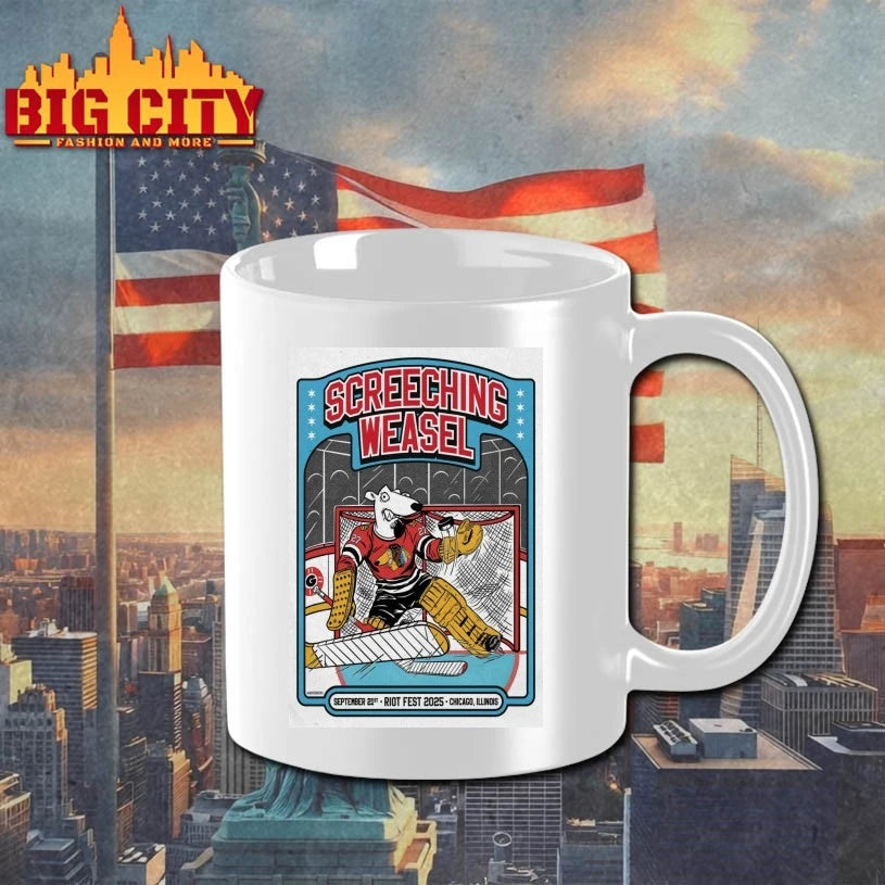 Screeching Weasel Sep 21, 2025 Chicago, IL in Riot Fest 2025 Poster shirt