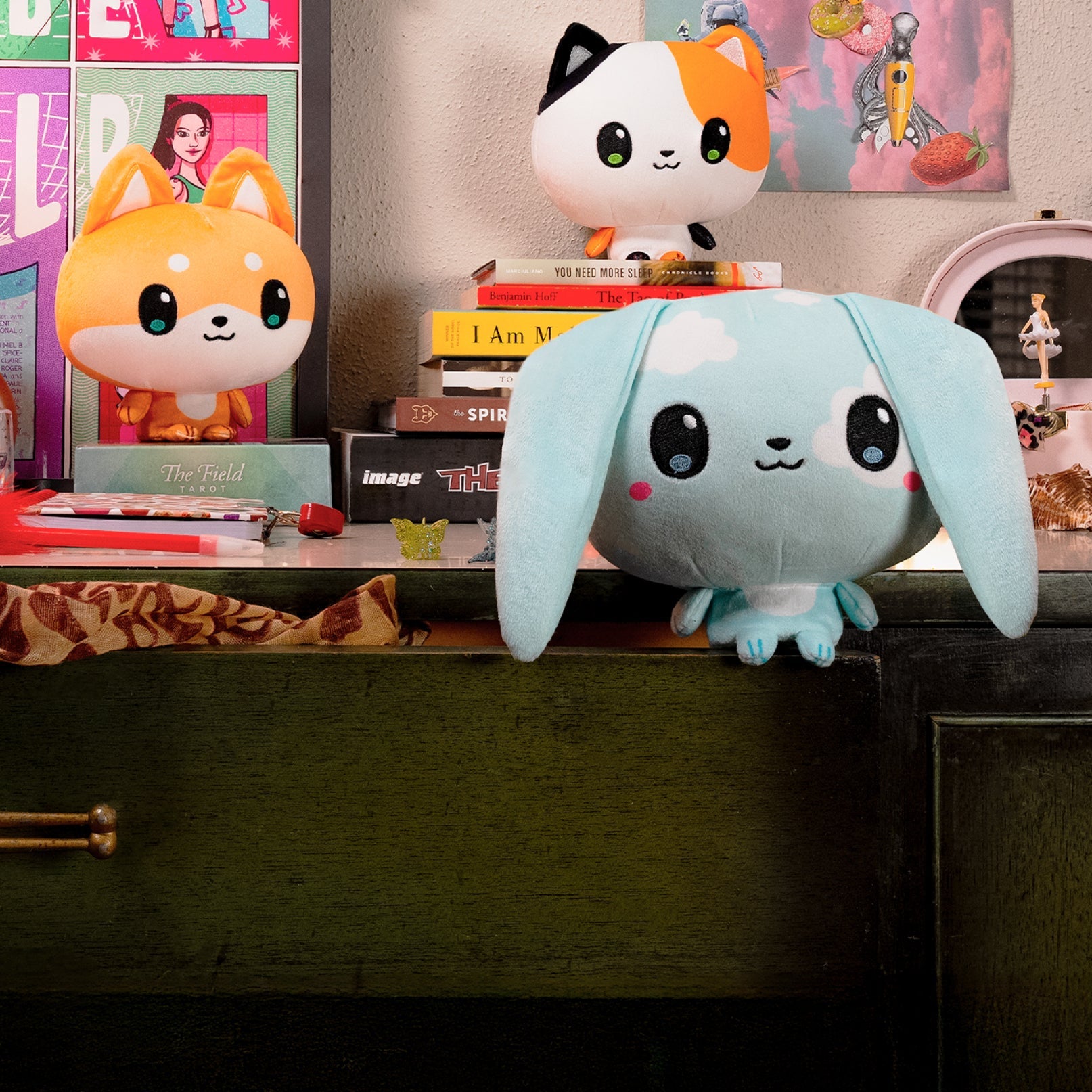 Cloudheads: 5" Calico Cat (Honeybean)