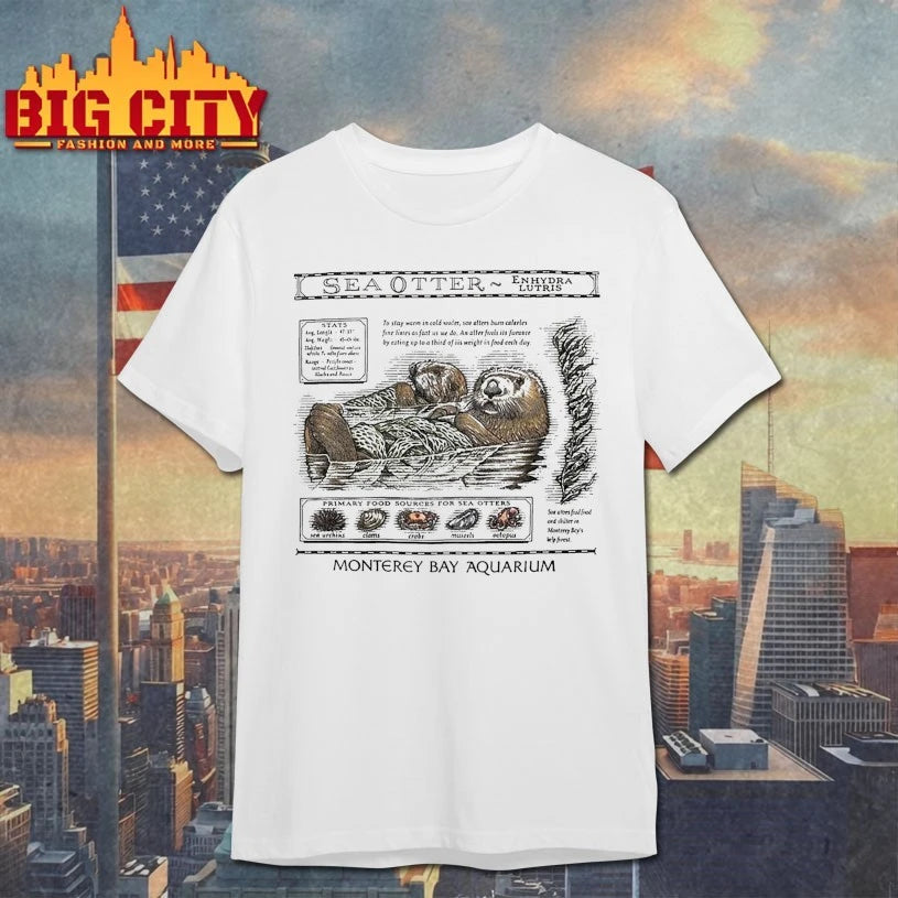 Sea Otter Enhydra Lutris Monterey Bay Aquarium shirt