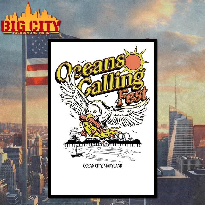 Seagull Lineup Oceans Calling Festival shirts