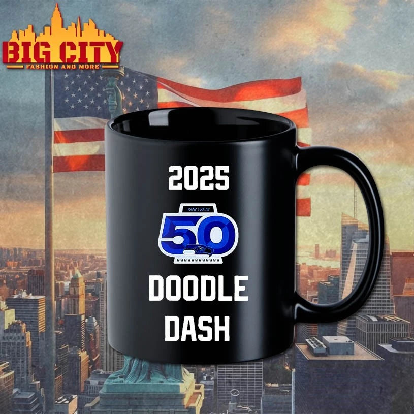 Seahawks 2025 50 Doodle Dash shirt