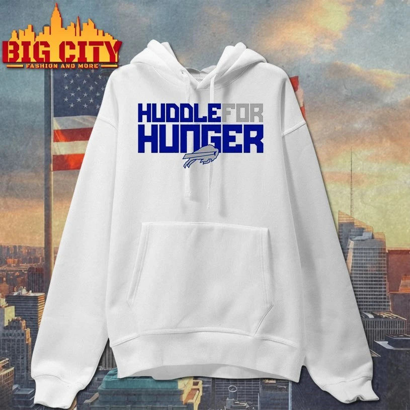 Sean Mcdermott Wearing Huddle For Hunger Bills shirt