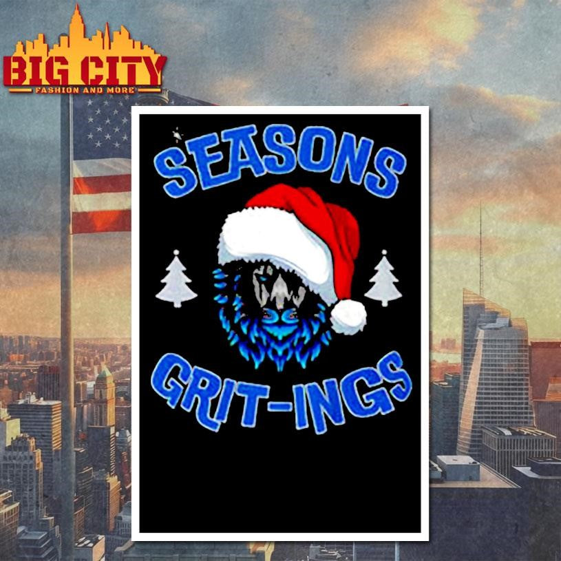 Seasons Grit-ings Detroit Lions Football shirt