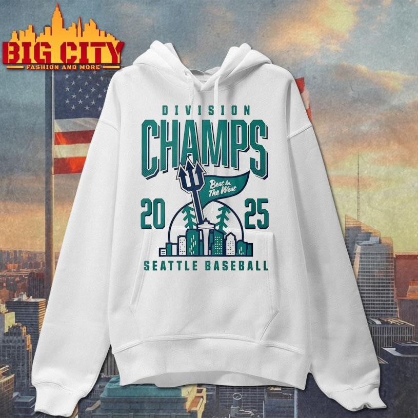 Seattle Baseball Best In The West Division Champions 2025 Shirt
