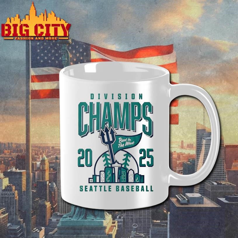 Seattle Baseball Best In The West Division Champions 2025 Shirt