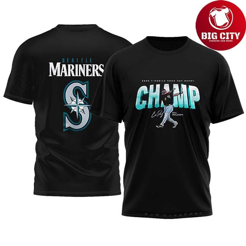 Seattle Mariners Cal Raleigh 2025 T Mobile Home Run Derby Signature Shirt