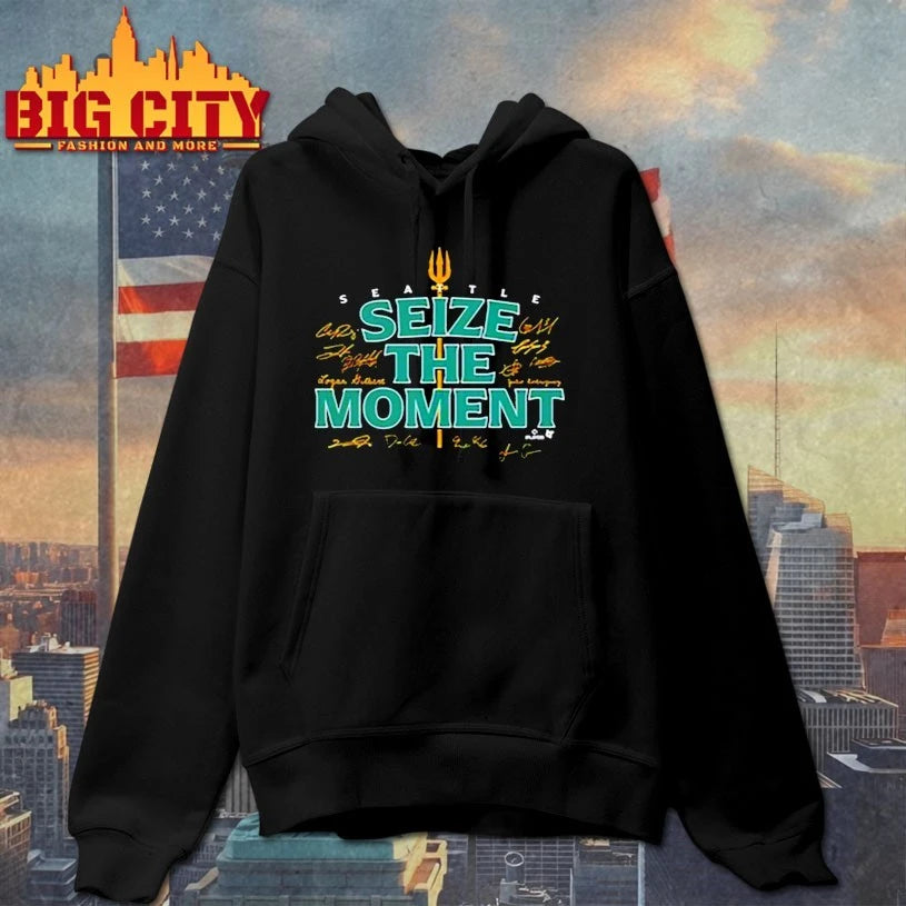 Seattle Mariners Seize The Moment Signatures Shirt