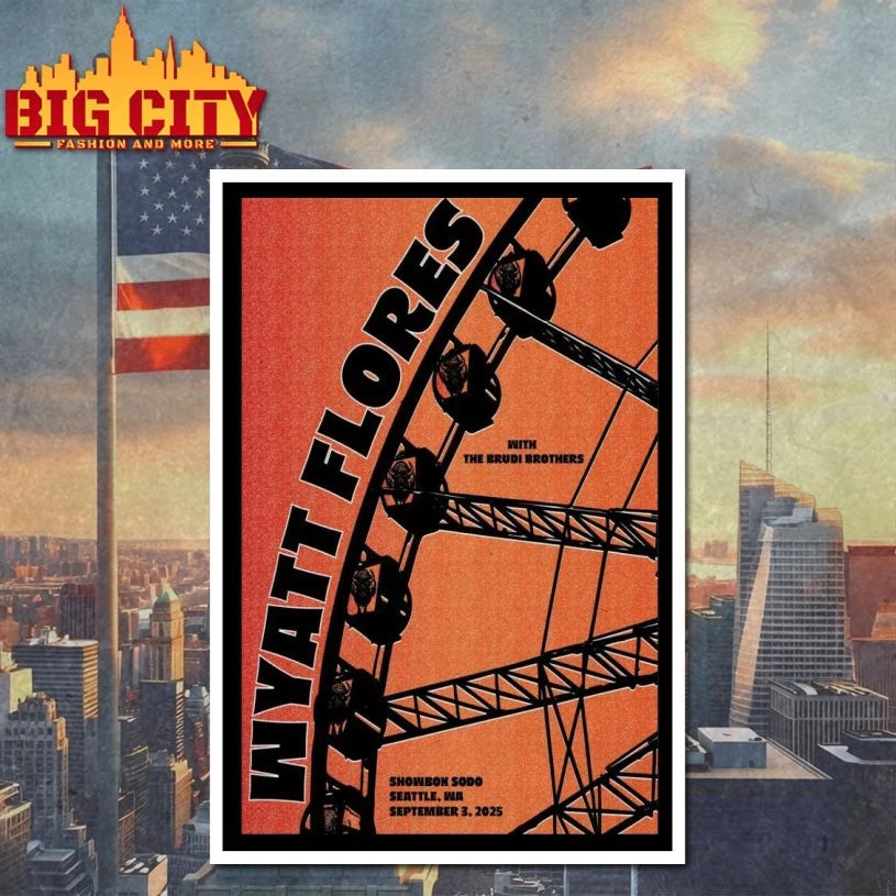 Seattle, WA 2025 Wyatt Flores Poster Shirt
