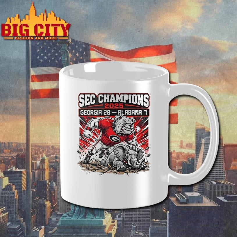 Sec Champions Georgia 28 Alabama 7 Shirt