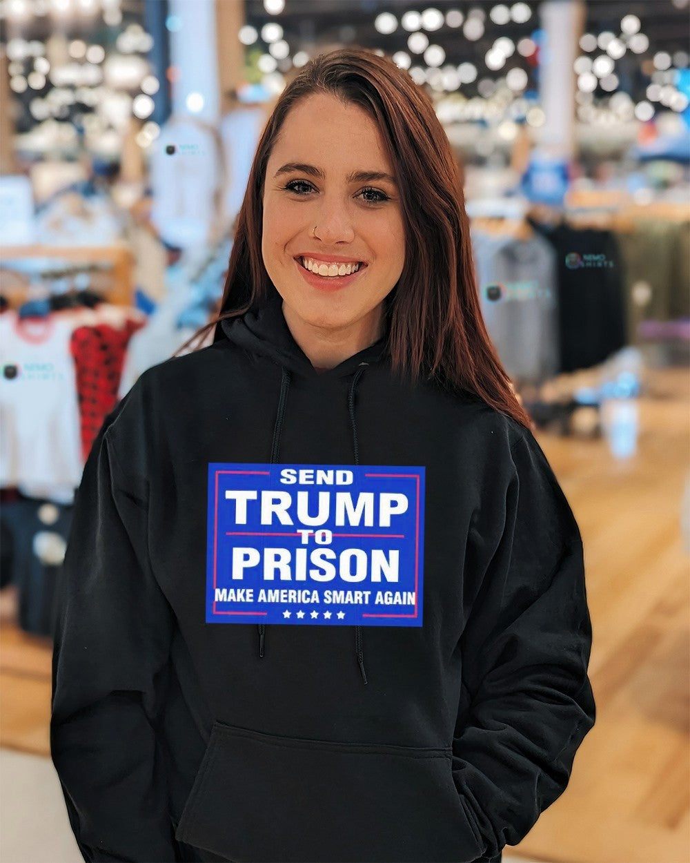Send Trump to prison make America smart again shirt