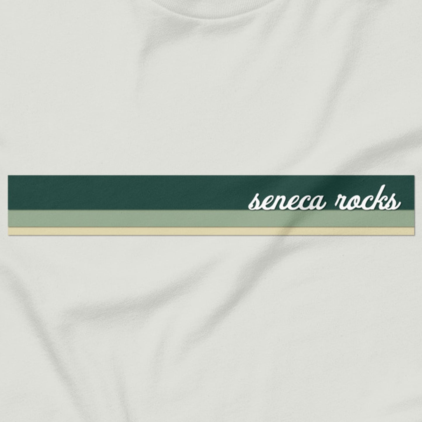 Seneca Rocks - Cursive - Unisex T-Shirt
