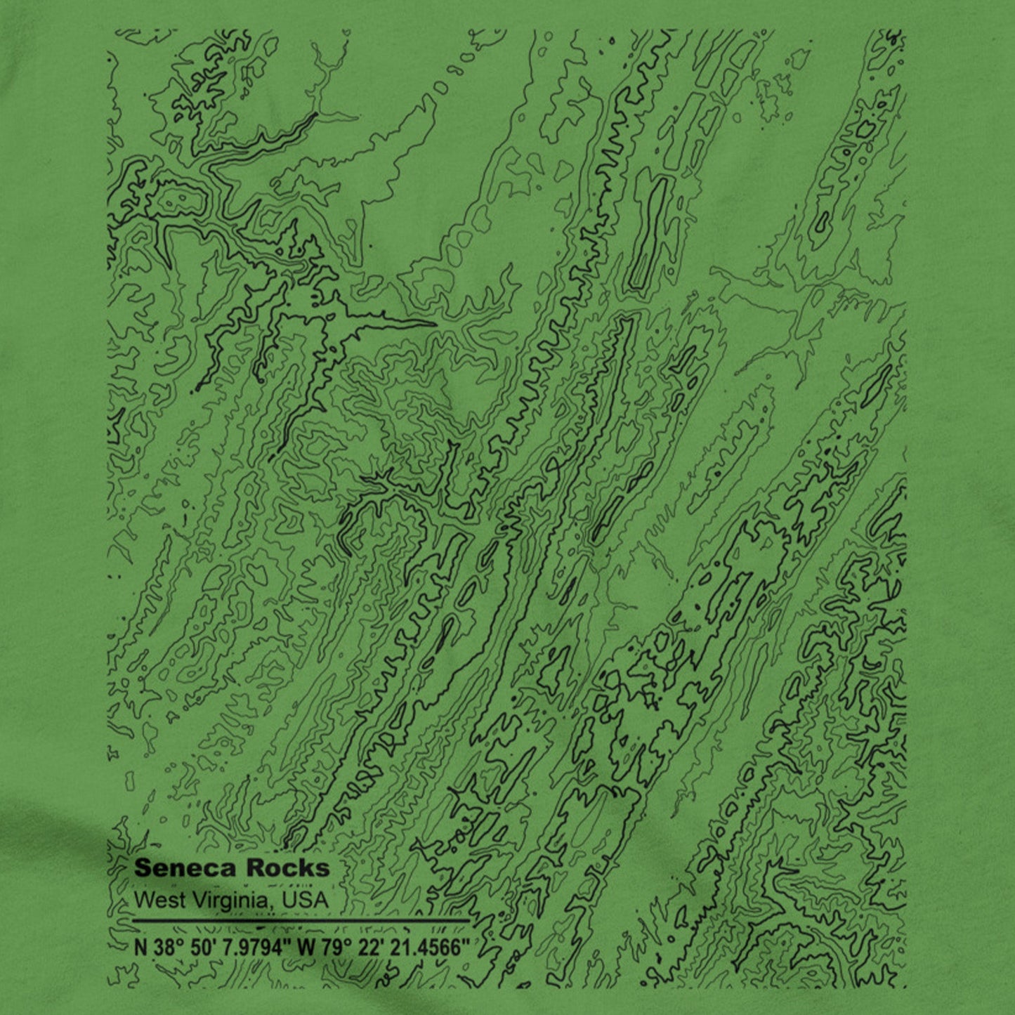Seneca Rocks - Script - Unisex T-Shirt