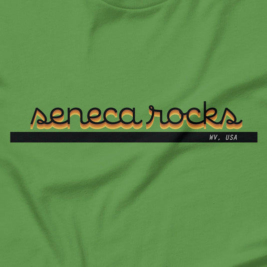 Seneca Rocks - Script - Unisex T-Shirt