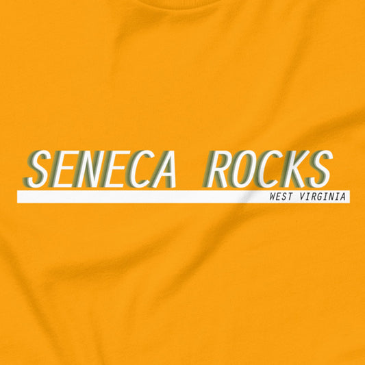 Seneca Rocks - Serif - Unisex T-Shirt