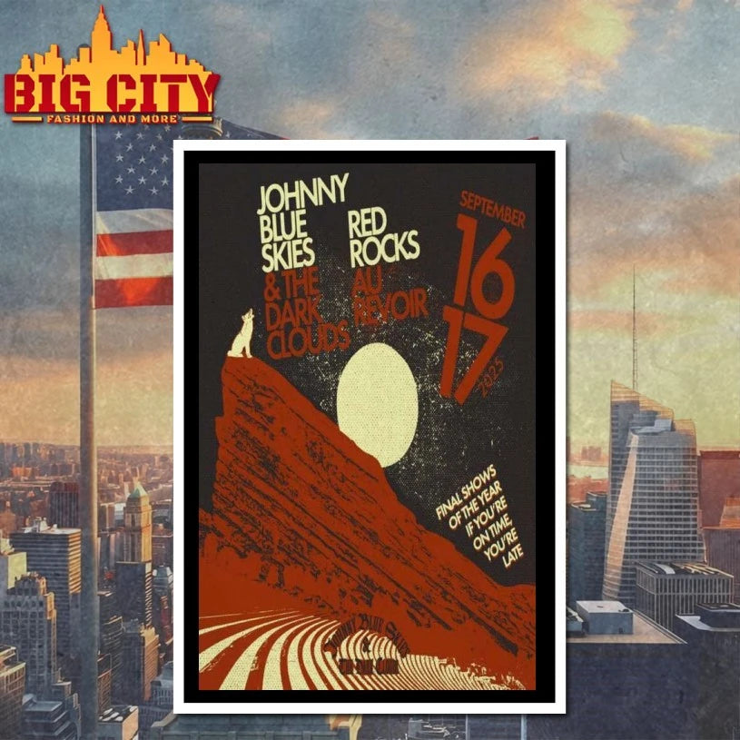 Sep 16 &amp; 17 2025 Johnny Blue Skies Morrison Poster Shirt