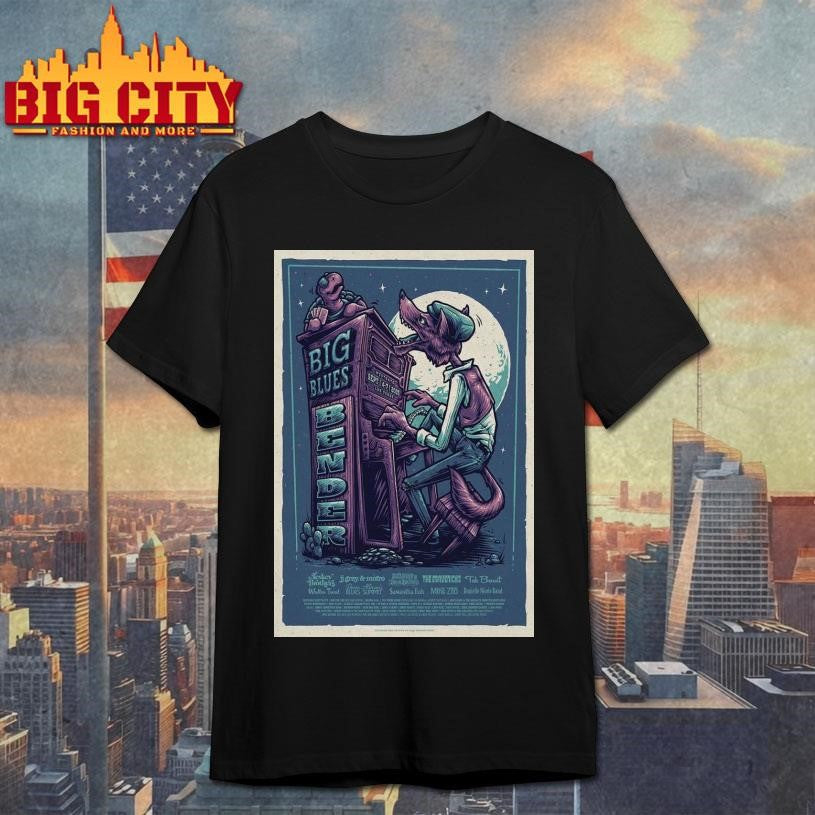Sep 4-7, 2025 Las Vegas Big Blues Bender Music Festival Poster shirt