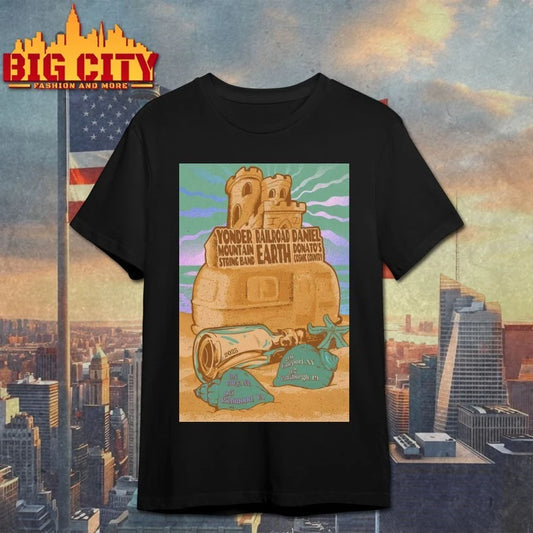 Sep 5, 2025 Daniel Donato w Yonder Mountain String Band &amp; Railroad Earth Maymont. Richmond, VA Poster shirt