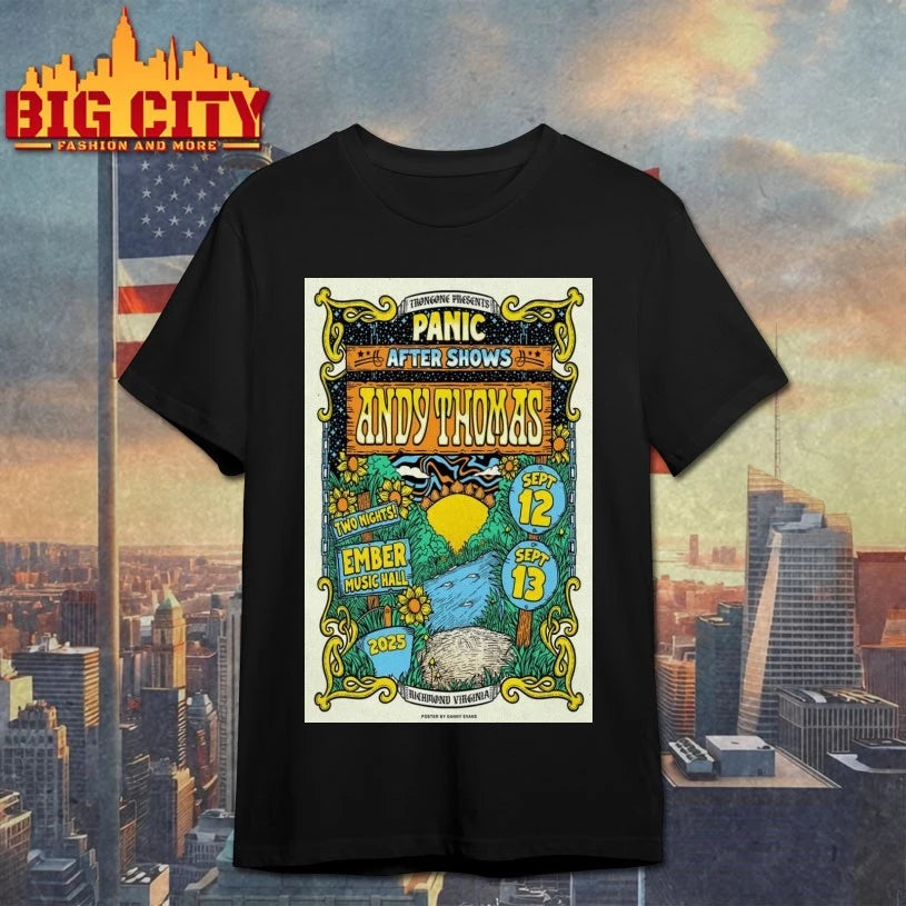 Sept 12-13 2025 Andy Thomas Richmond, VA Poster shirt