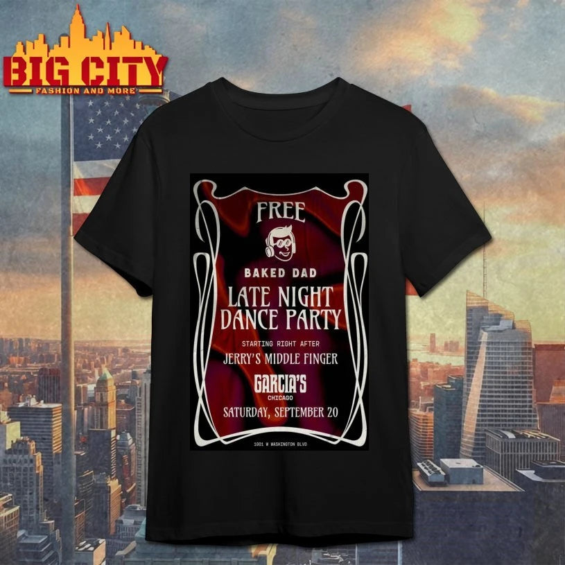 Sept 20 2025 Poster Free Late Night Dance Party shirt