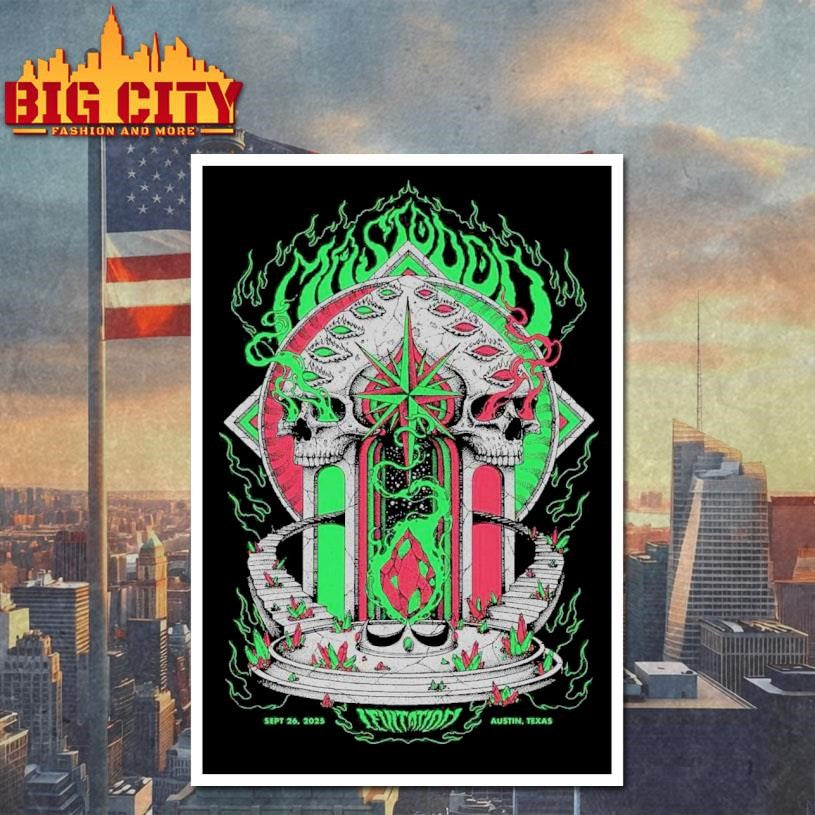 Sept 26, 2025 Mastodon Austin, TX Poster Shirt