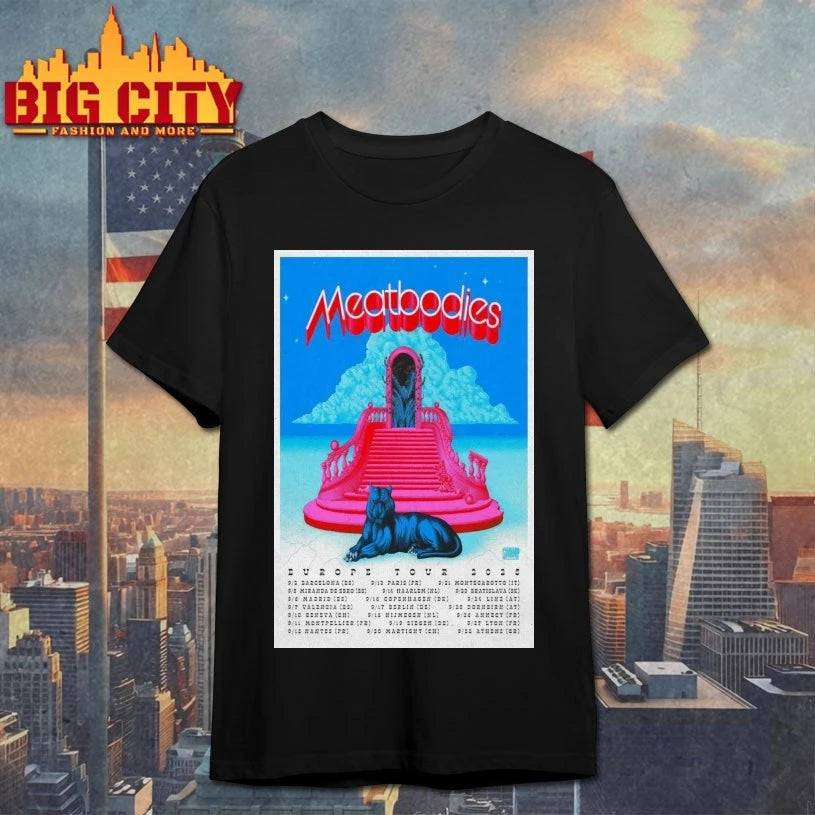 Sept 6 2025 Meatbodies Poster Madrid Shirts