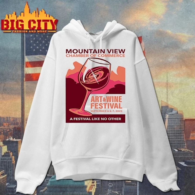 Sept 6-7 2025 Mountain View Art &amp; Wine Festival White shirt