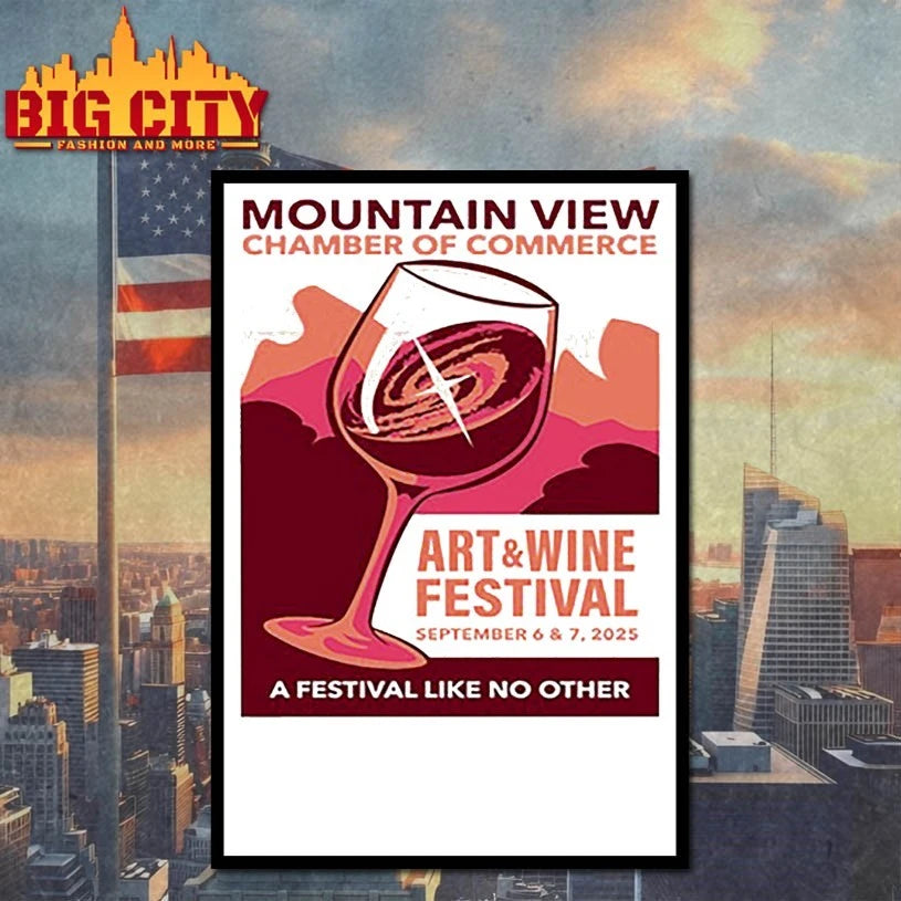 Sept 6-7 2025 Mountain View Art &amp; Wine Festival White shirt