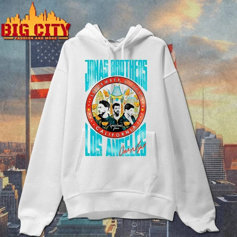 September 06 2025 Jonas Brothers Greetings From Your Hometown In Los Angeles CA Shirt