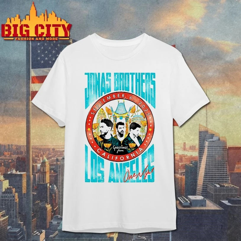 September 06 2025 Jonas Brothers Greetings From Your Hometown In Los Angeles CA Shirt
