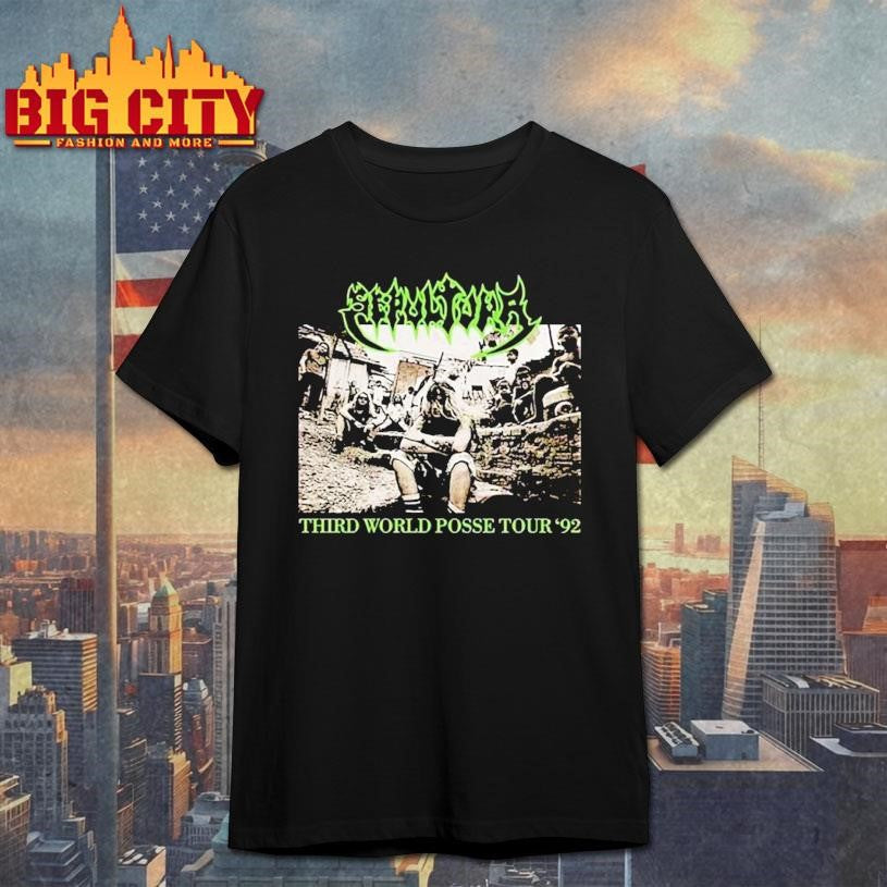 Sepultura Third World Posse Tour 1992 Shirt